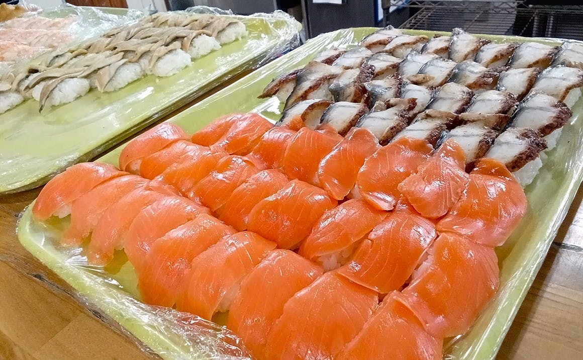 介護付有料老人ホームプレザンメゾン箕面 寿司バイキング