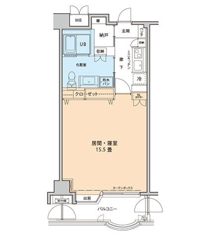 コンフォートロイヤルライフ多摩 間取図