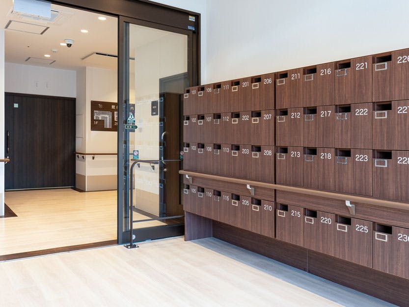 リアンレーヴ明石 下足コーナー