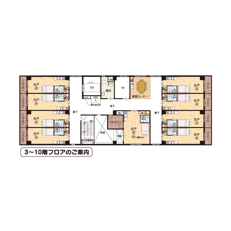MiYO,87大国サービス付マンション 間取図