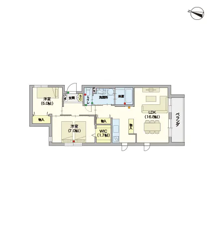 ヘーベルVillage品川双葉 間取図