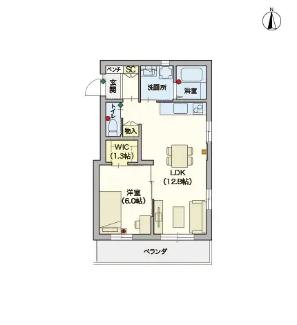 ヘーベルVillage南浦和根岸 間取図
