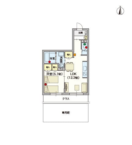 ヘーベルVillage椎名町 間取図