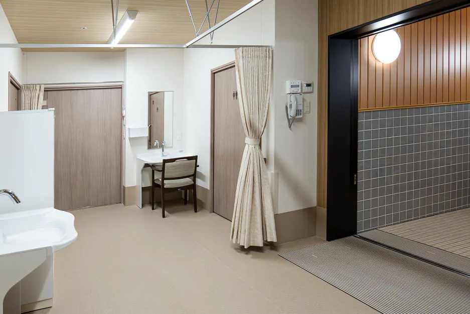 リアンレーヴ市ケ尾壱番館 脱衣所