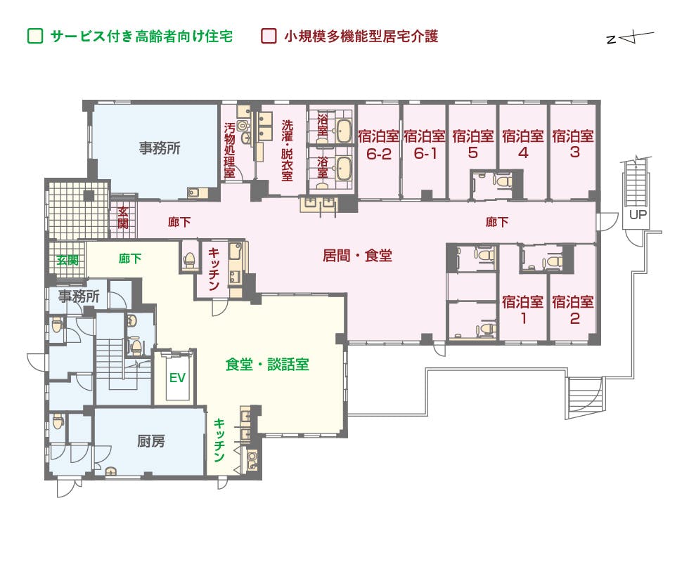 エイジフリーハウス宝塚中山 間取図