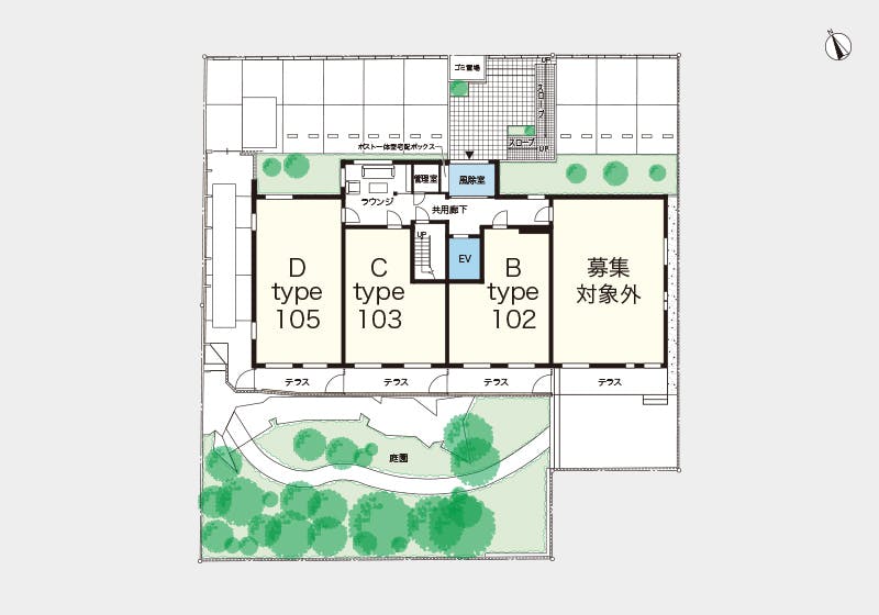 ヘーベルVillage北浦和公園 間取図