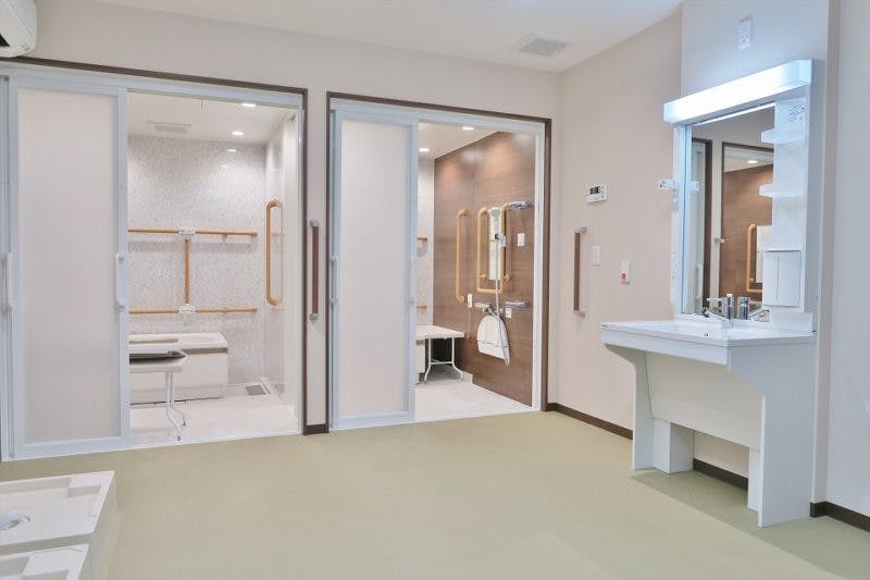 ケア・パレス東住吉苑 脱衣所