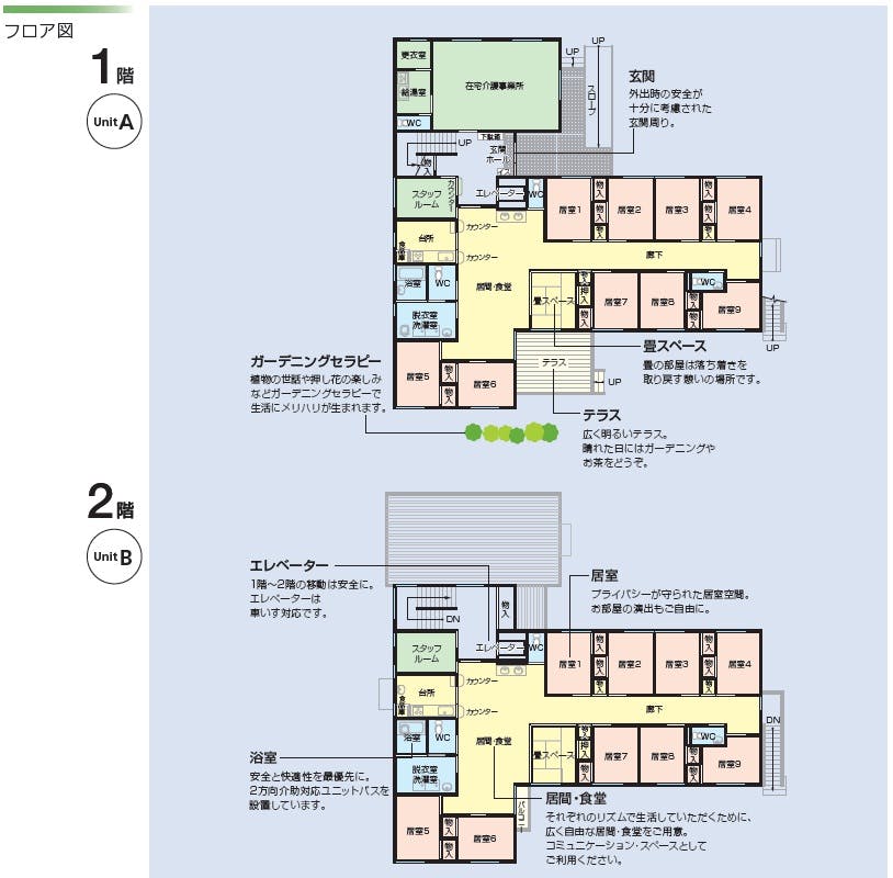 ニチイケアセンター東大阪御厨 間取図