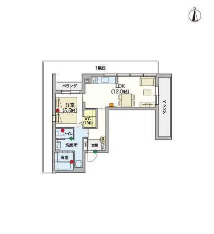 ヘーベルVillage武蔵境Ⅱ 間取図