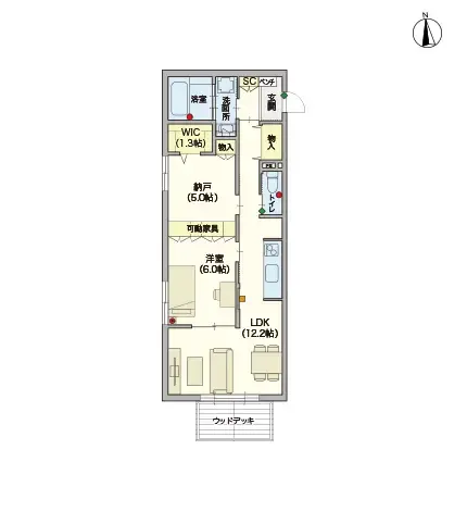 ヘーベルVillage千葉四街道 間取図