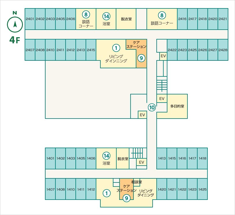 フォレスト垂水 壱番館 間取図