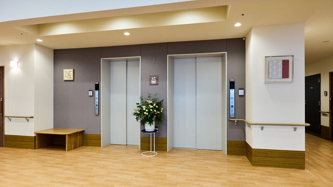 リアンレーヴ西所沢 エレベーターホール