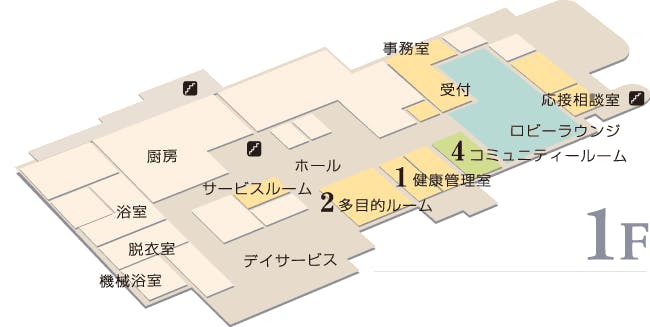 介護付有料老人ホーム オーシャンビュー湘南荒崎 間取図