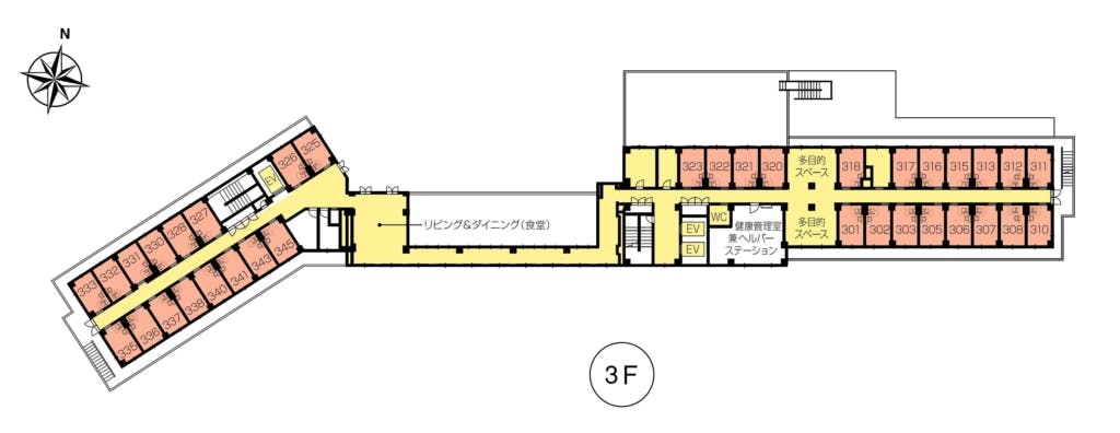 ニチイホーム 矢口 間取図