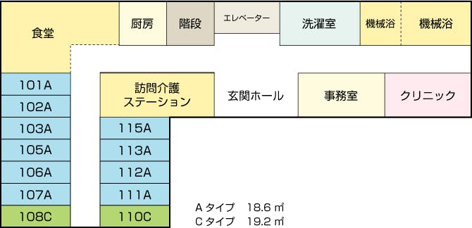 アビーサあらき野 間取図