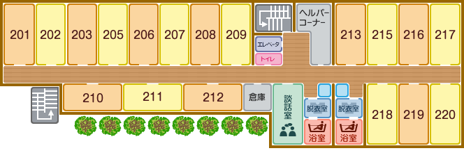 新健康家族壱番館 間取図