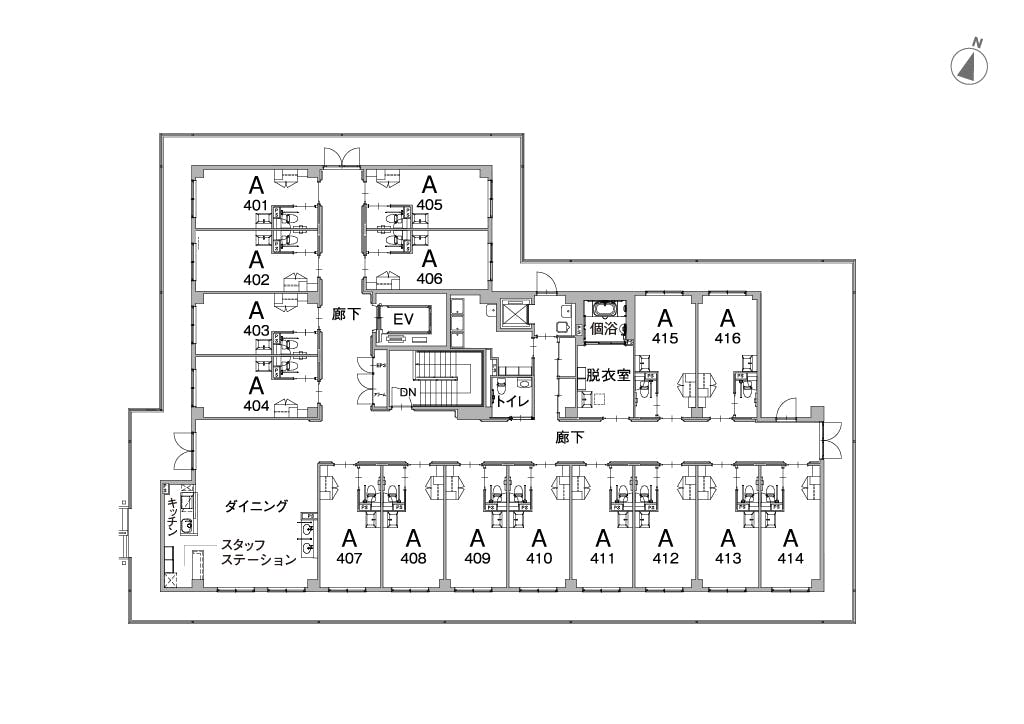 アズハイム三郷 間取図