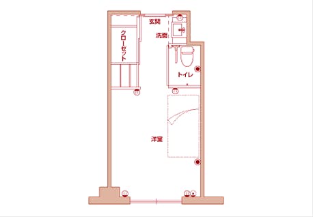 ラビアンローズ高槻 間取図
