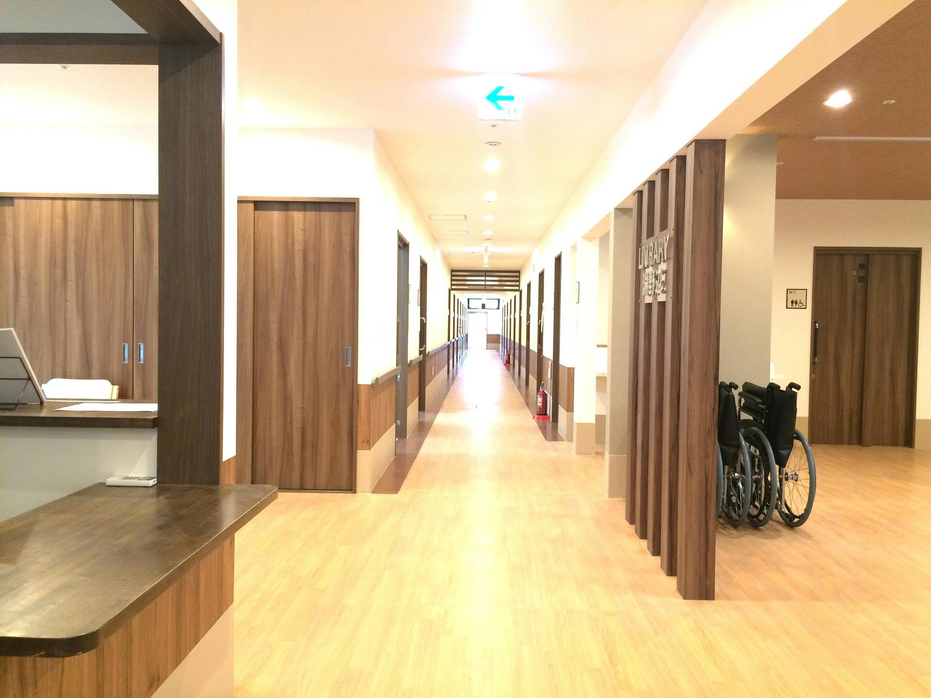 ライブラリ淵野辺 廊下