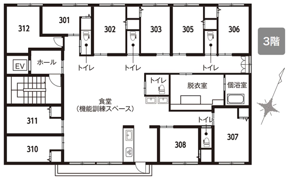 イリーゼ千葉新宿 間取図