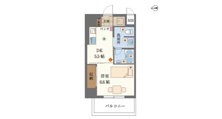 グランドマスト北鎌倉 間取図