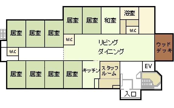 グループホームいずみ別荘２ 間取図