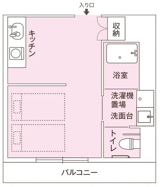ココファン名古屋徳重 間取図