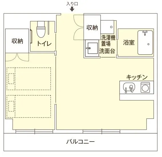 ココファン高松西宝町 間取図
