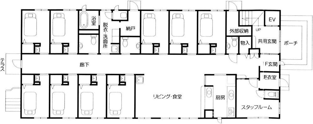 グループホームつどい「根本家」 間取図