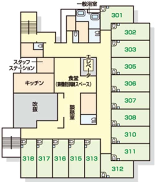 グリーンライフ茨木若園 間取図
