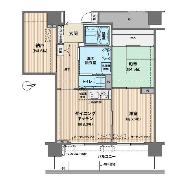 ベルパージュ大阪上本町 間取図