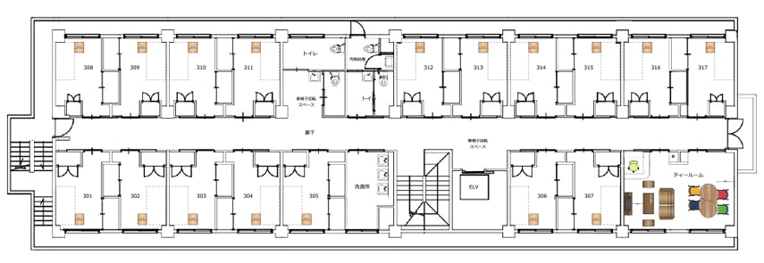 住宅型有料老人ホームグラントン辻堂 間取図