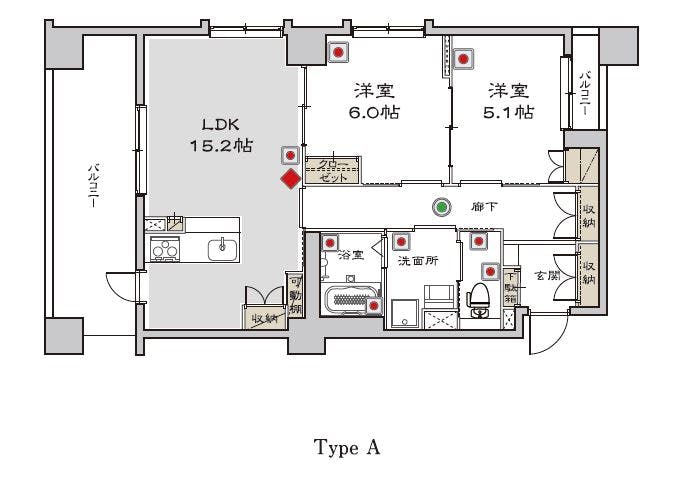 グランドマスト西ヶ原 間取図