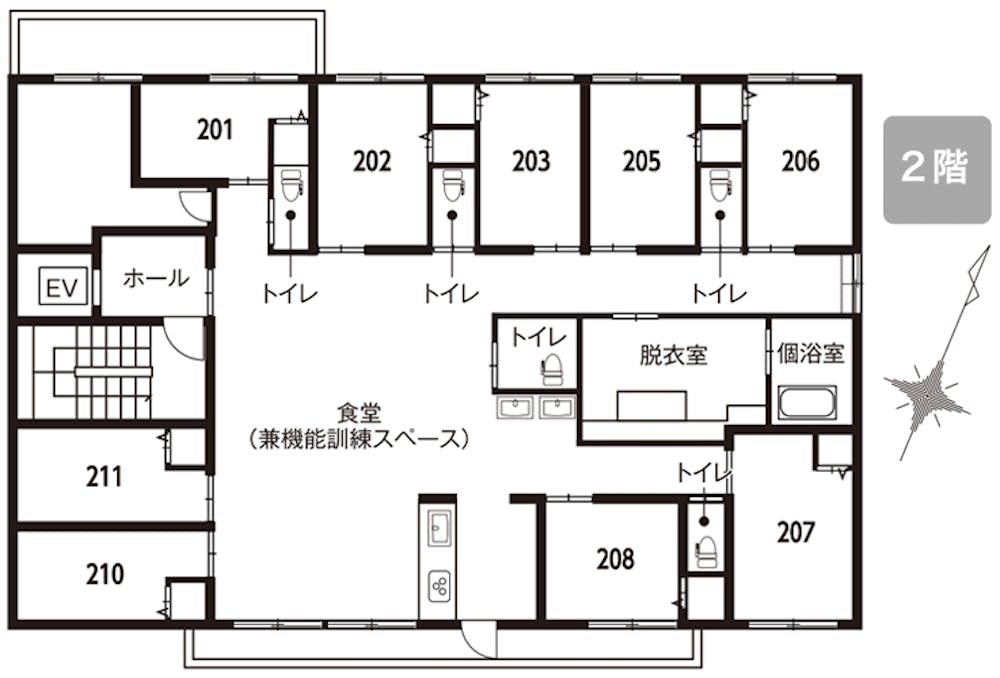 イリーゼ千葉新宿 間取図