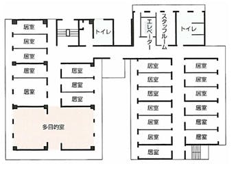 スーパー・コート東住吉2号館 間取図