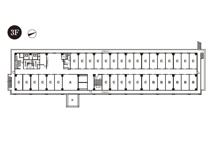 プレザングラン中野鷺宮 間取図