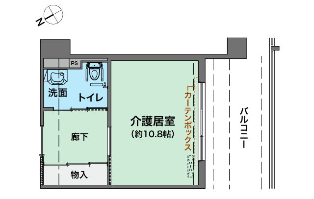 ベルパージュ大阪帝塚山 間取図