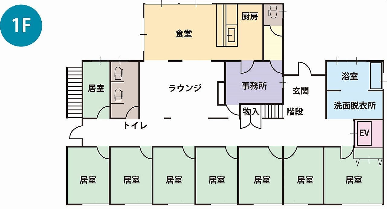 ケアガーデン長久手 間取図