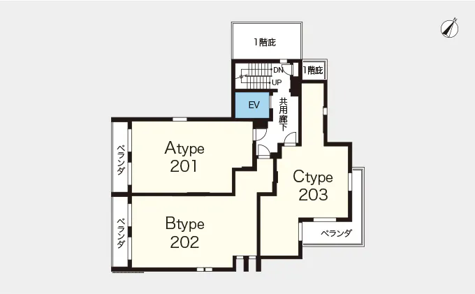 ヘーベルVillage用賀 間取図