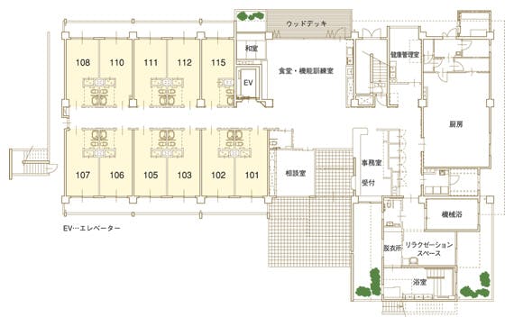 フェリエ ドゥ 三鷹 間取図