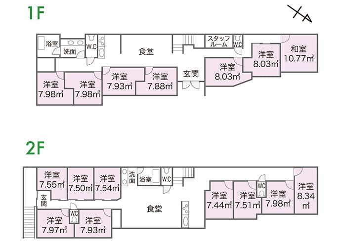 グループホームのんびりーす 間取図