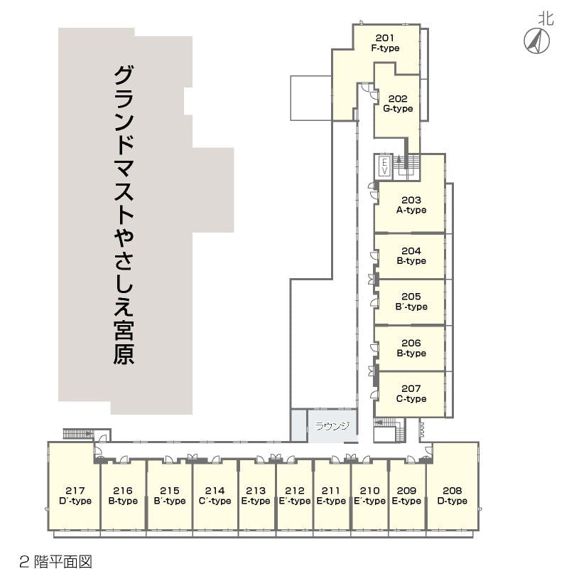 グランドマストアクティブ宮原 間取図