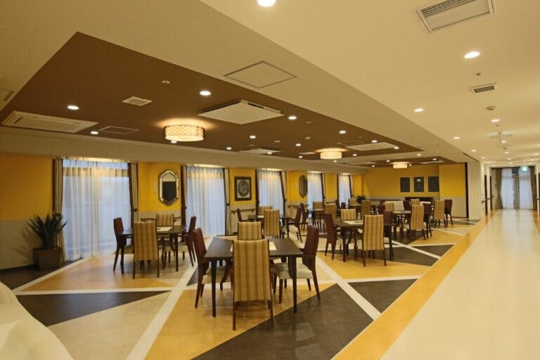 介護付き有料老人ホームアシステッドリビング土気 3F食堂兼機能訓練室