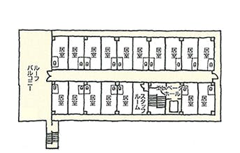 スーパーコート平野 間取図