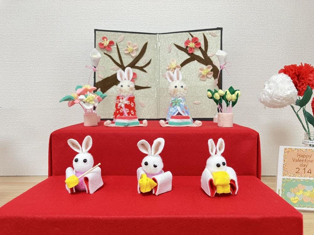 ココファン武蔵八幡町 ひな祭り