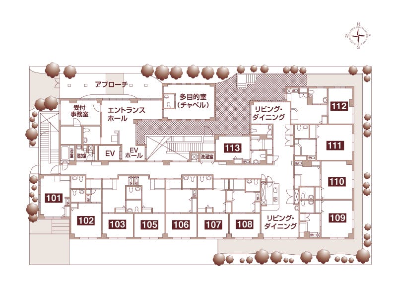 ロングライフ成城 間取図