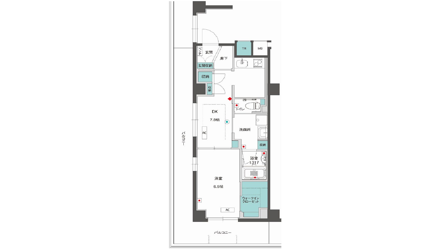 グランドマスト西宮苦楽園 間取図