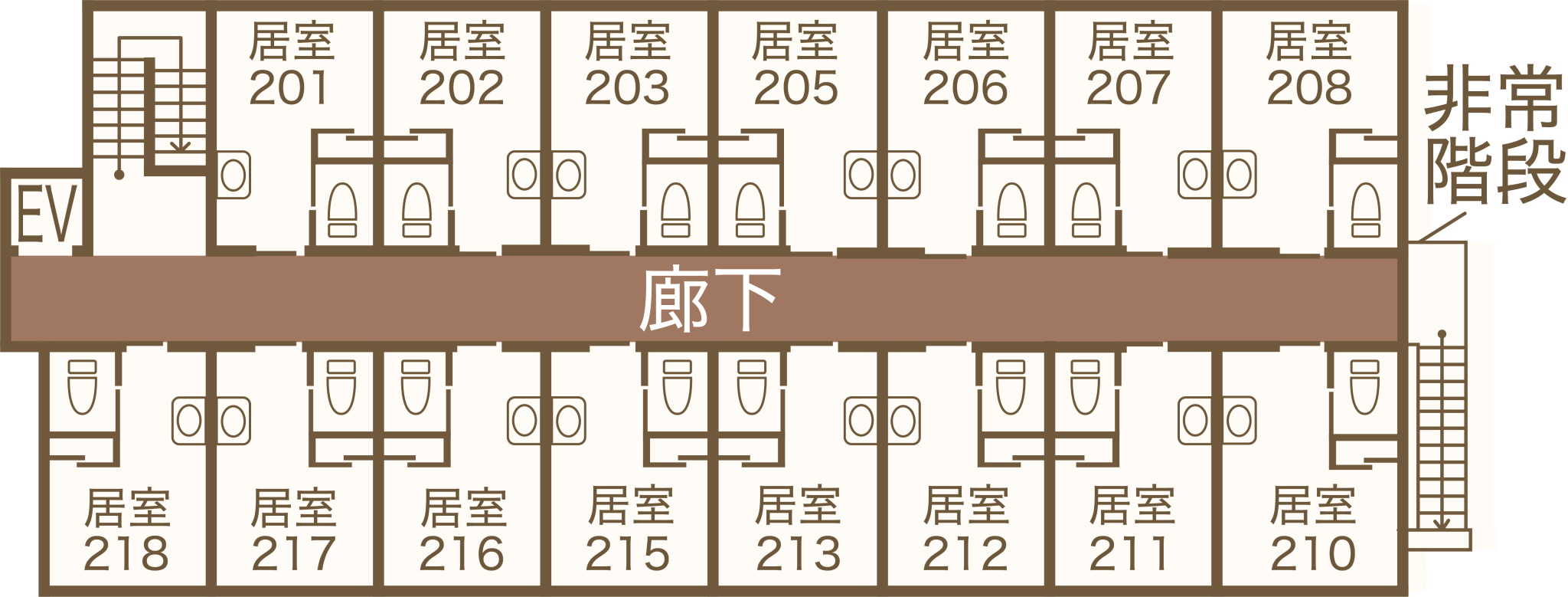 医療支援住宅メディホス南アルプス 間取図