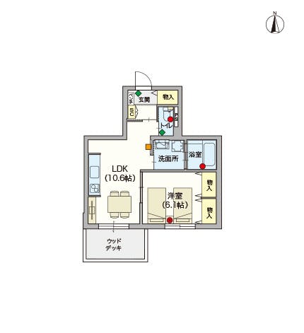 ヘーベルVillage野方 間取図