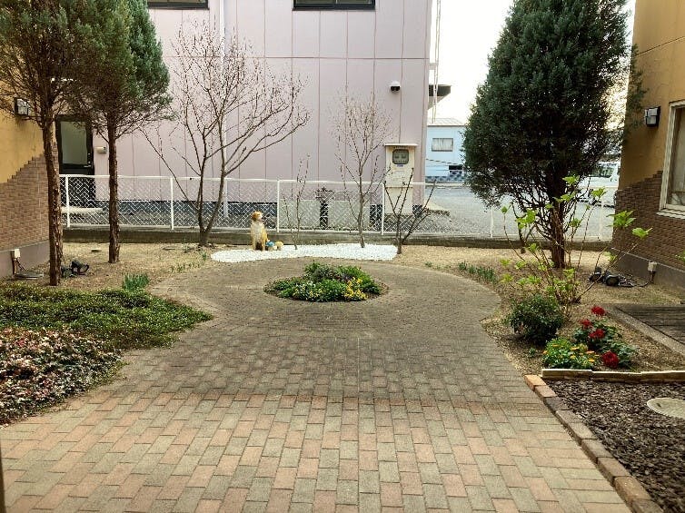 そんぽの家 西岡山 中庭
